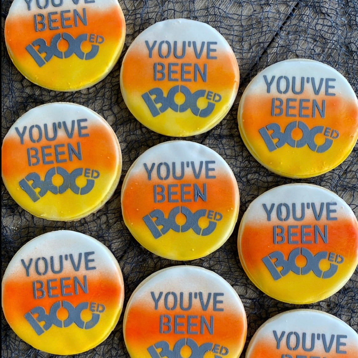 You've Been Booed Cookie Stencil