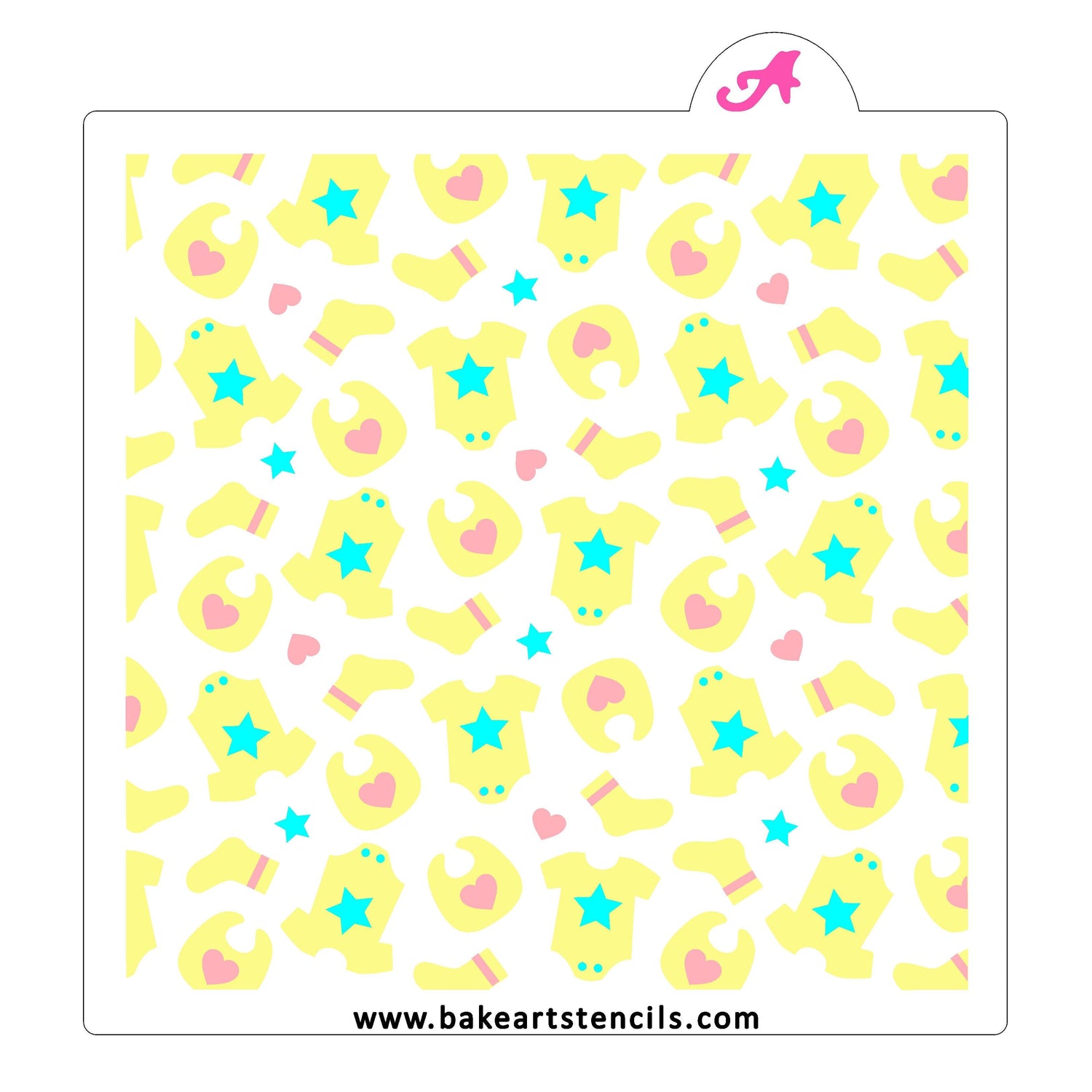 Baby Clothes Stencil Set