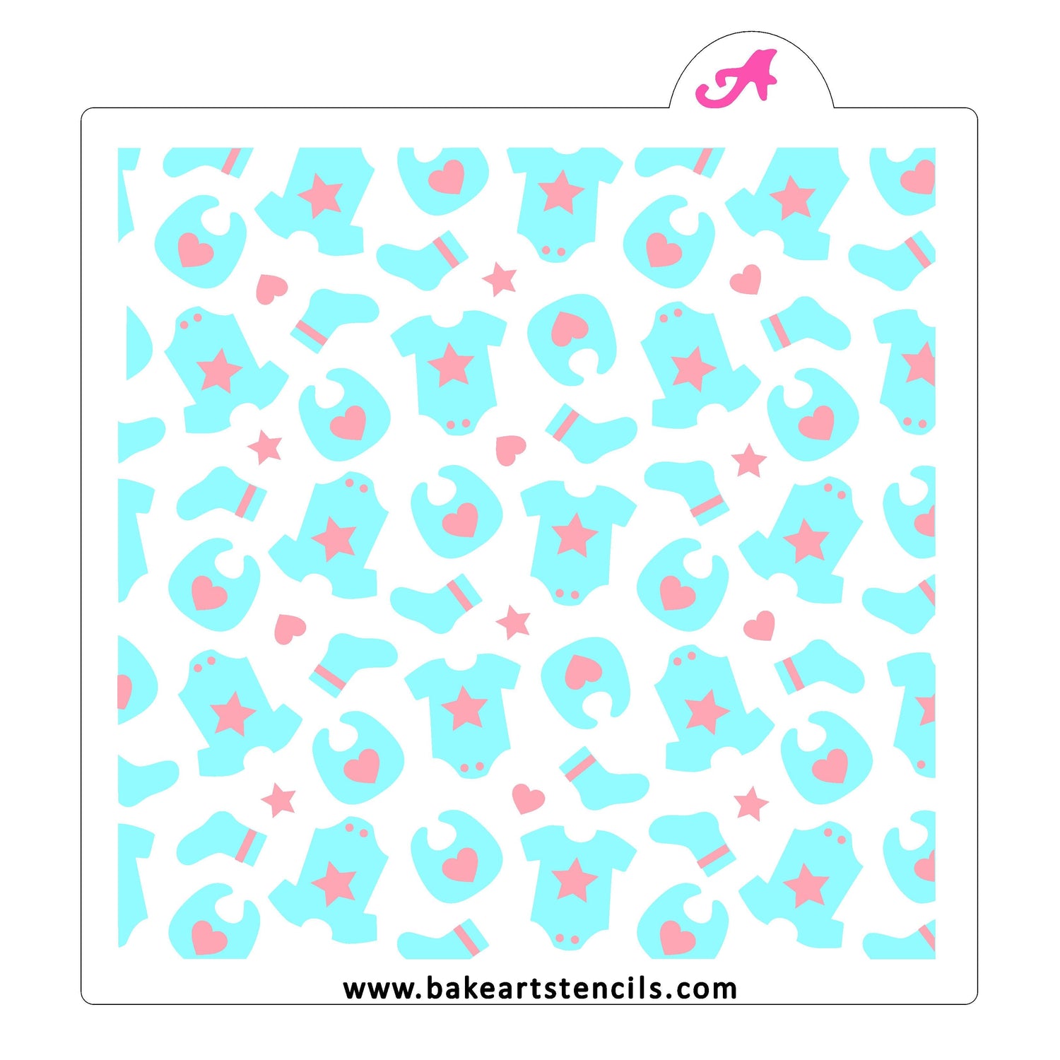 Baby Clothes Stencil Set