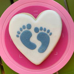 Baby Footprints Stencil