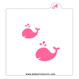 Baby Whale Stencil