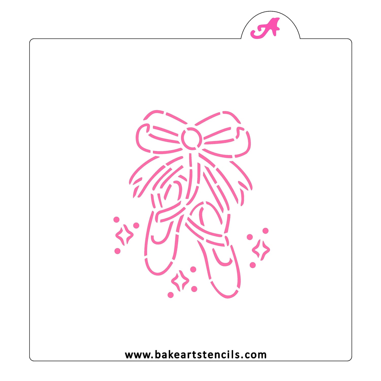 Ballet Slippers PYO Stencil