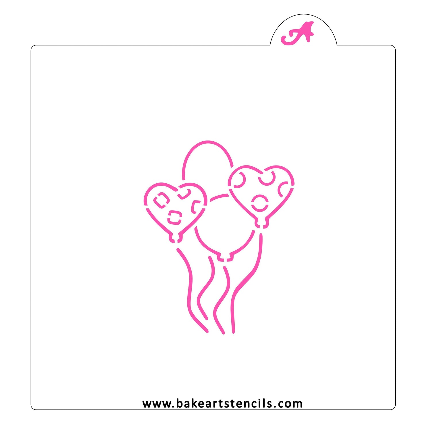 Balloons PYO Cookie Stencil
