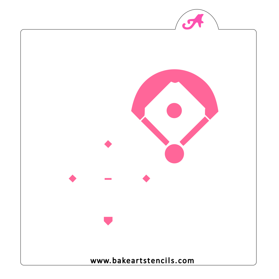 Baseball Diamond Cutter/Stencil