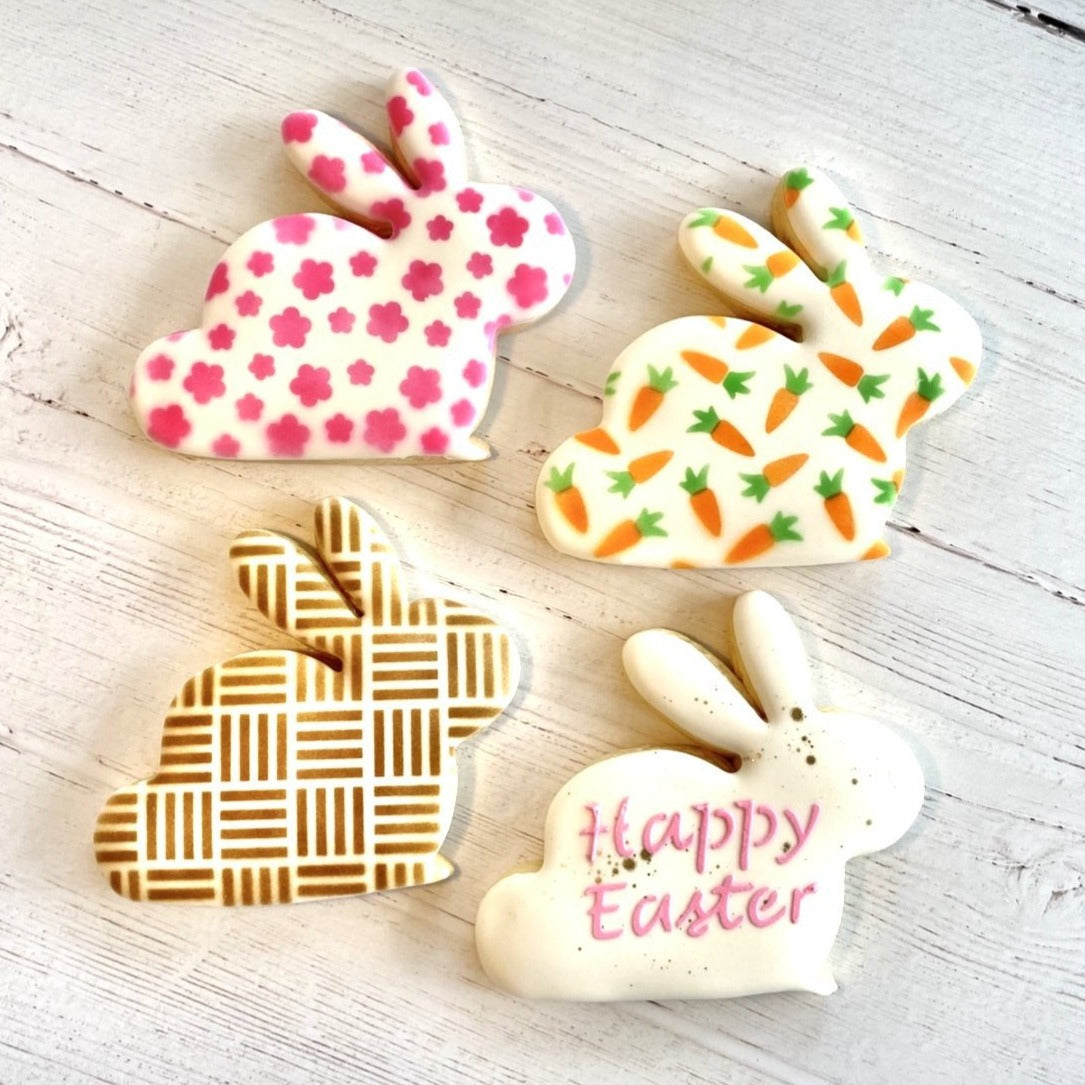 Basketweave Cookie Stencil