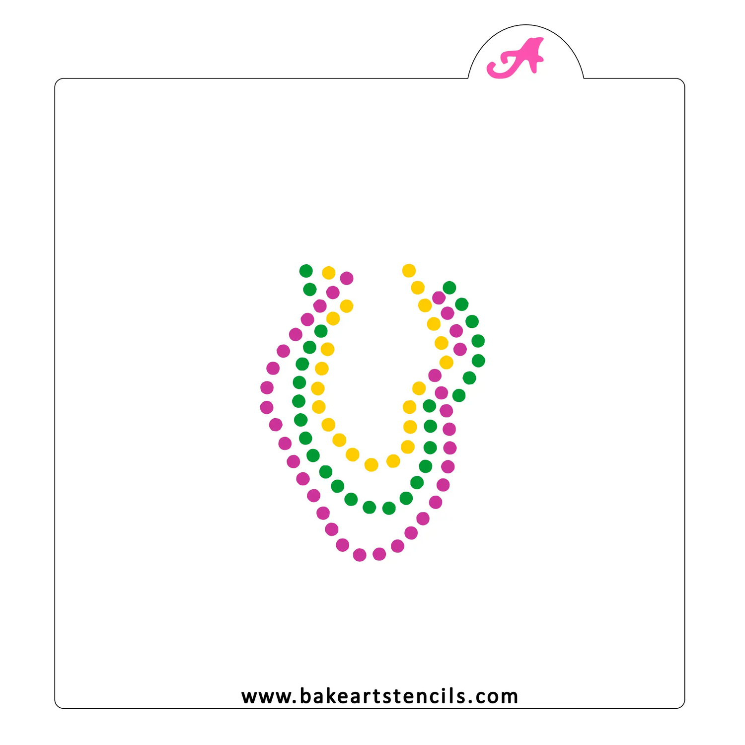 Bead Strands Stencil Set