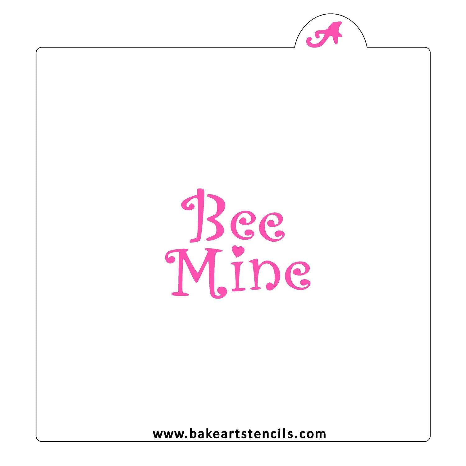 Bee Mine Stencil