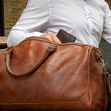 Benjamin Leather Duffle Bag