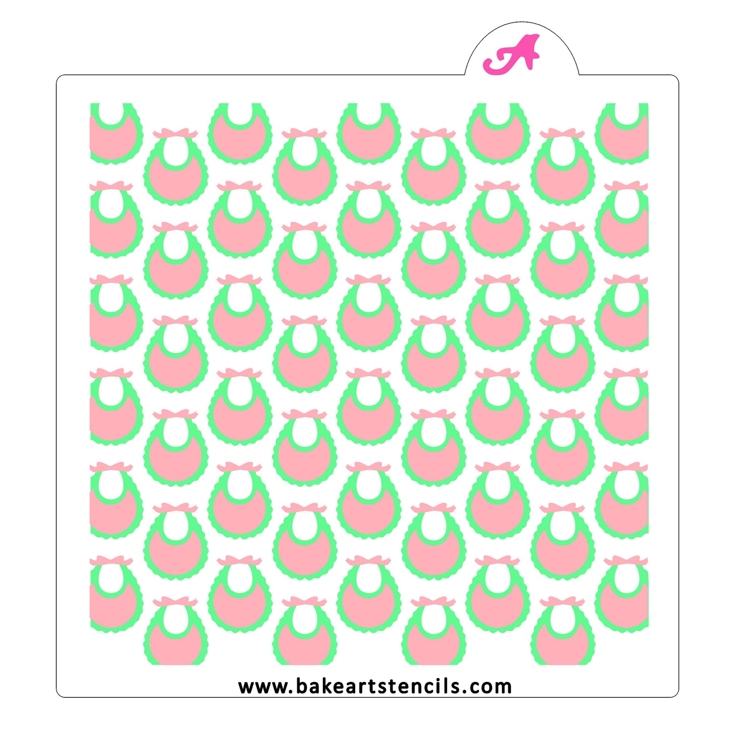 Bibs and Bows Stencil Set