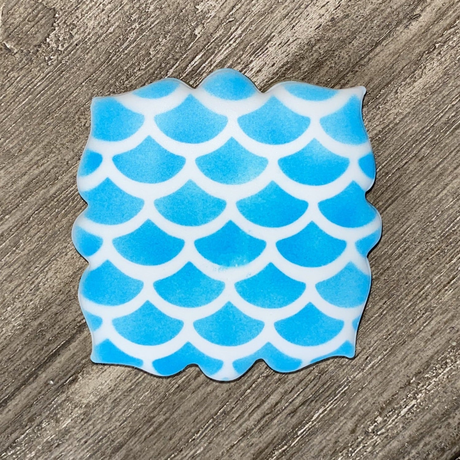 Big Fish Scales Cookie Stencil
