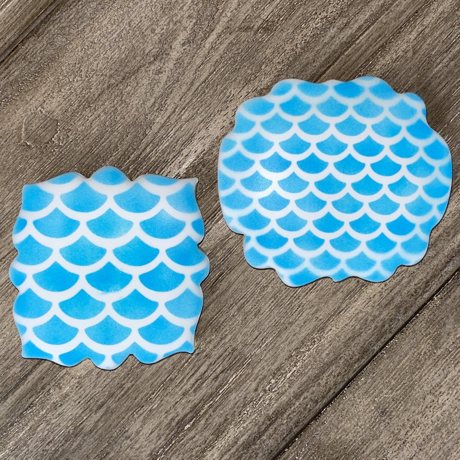 Big Fish Scales Cookie Stencil