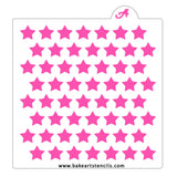 Big Stars Cookie Stencil