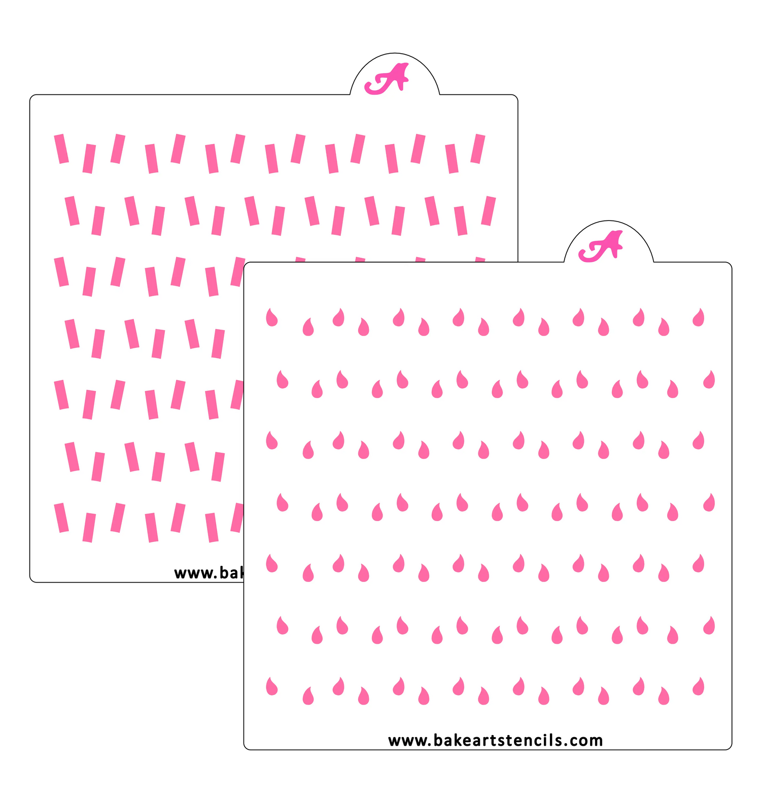Birthday Candles Stencil Set