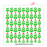 Blooming Hearts Stencil Set