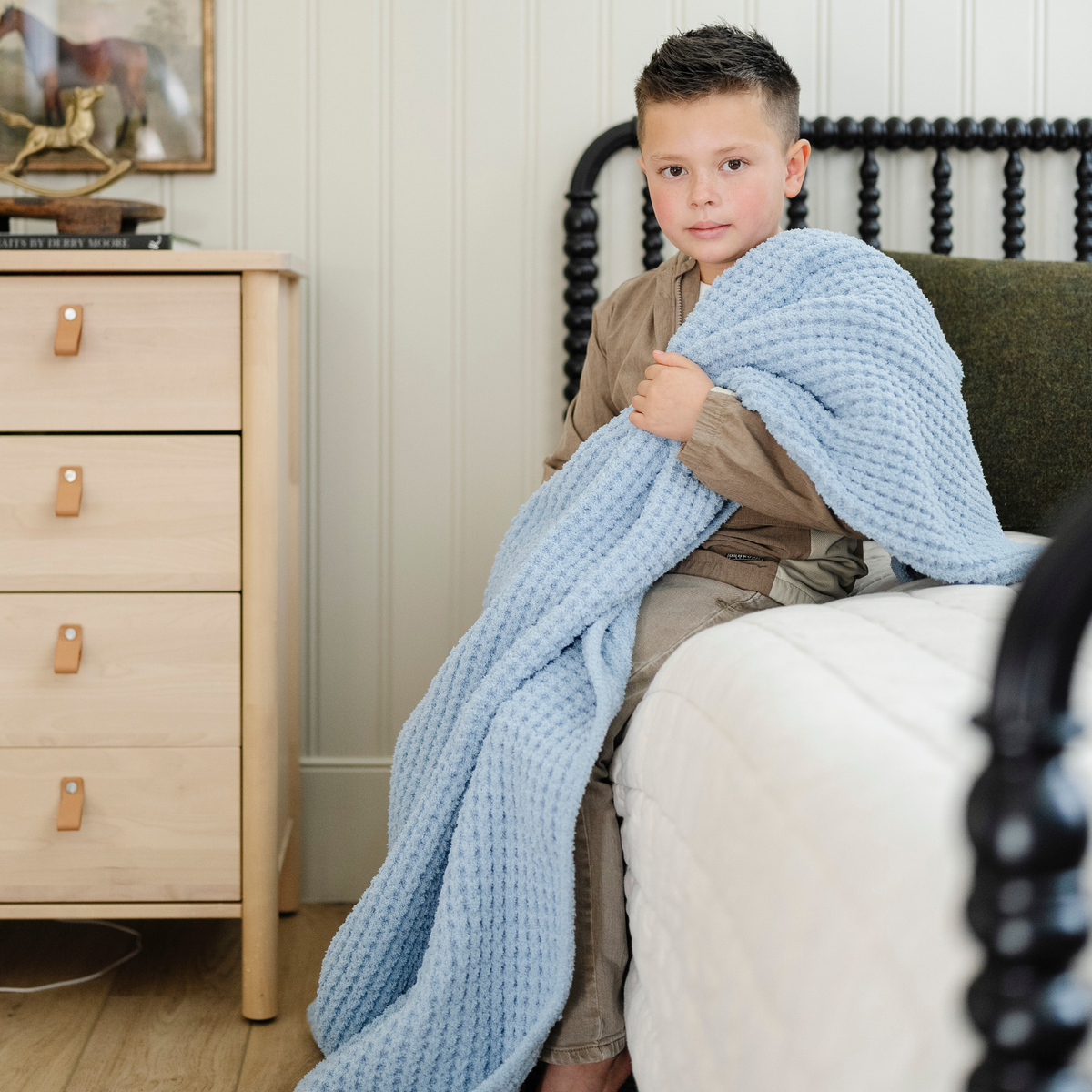 Waffle Knit Toddler Blankets by Saranoni, product image 13