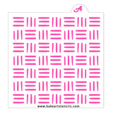 Bohemian Basket Stencil