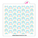 Boho Rainbows Stencil Set