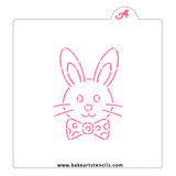 Bow Tie Bunny PYO Stencil