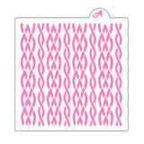 Braided Sweater Stencil