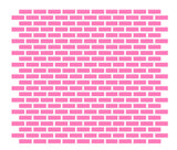 Brick Pattern Cake Stencil