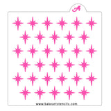 Bright Stars Cookie Stencil