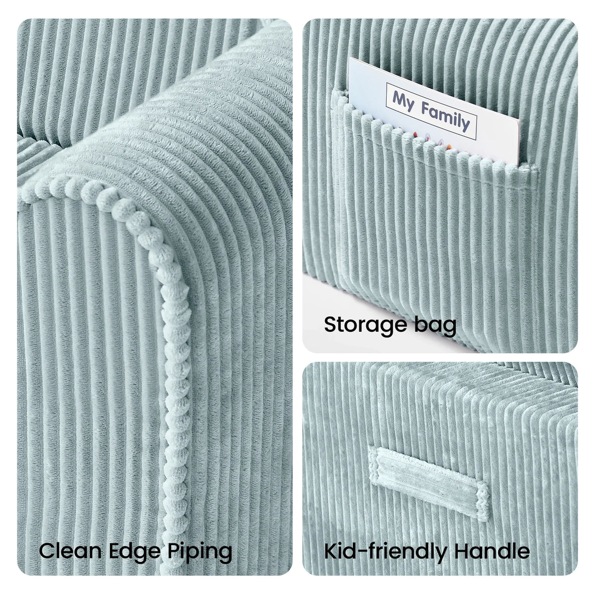 Tiny Land® GentleSnug Corduroy Kid Chair by Tiny Land INC, product image 6