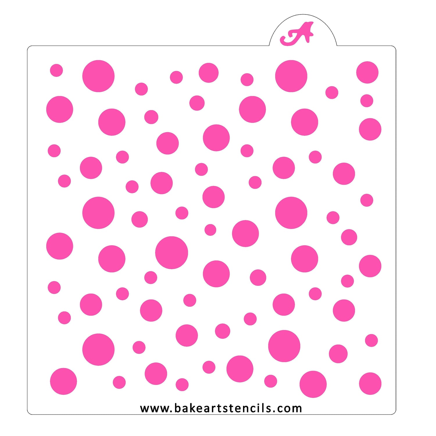 Bubble Dots Stencil