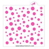 Bubble Dots Stencil