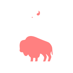 Buffalo Animal Stencil