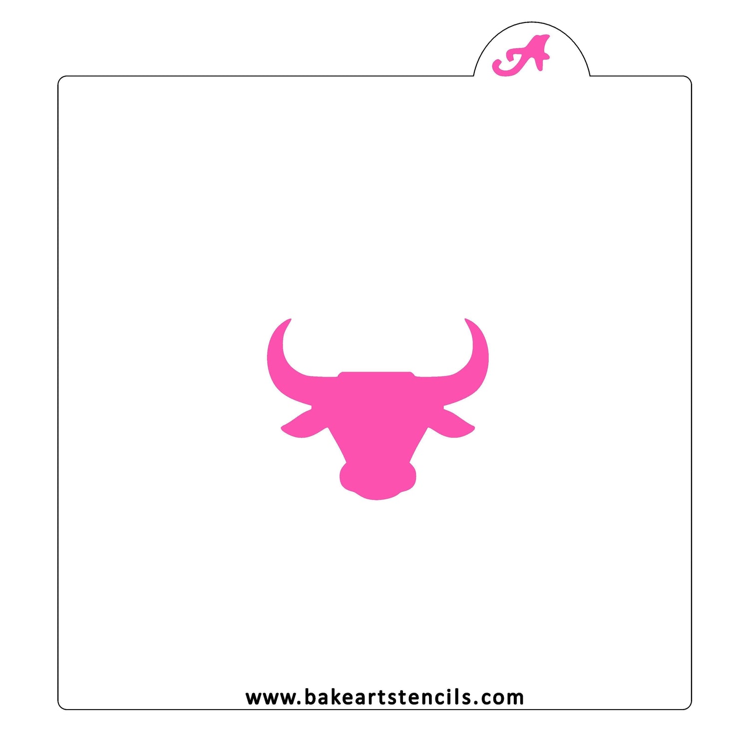 Buffalo Bust Stencil