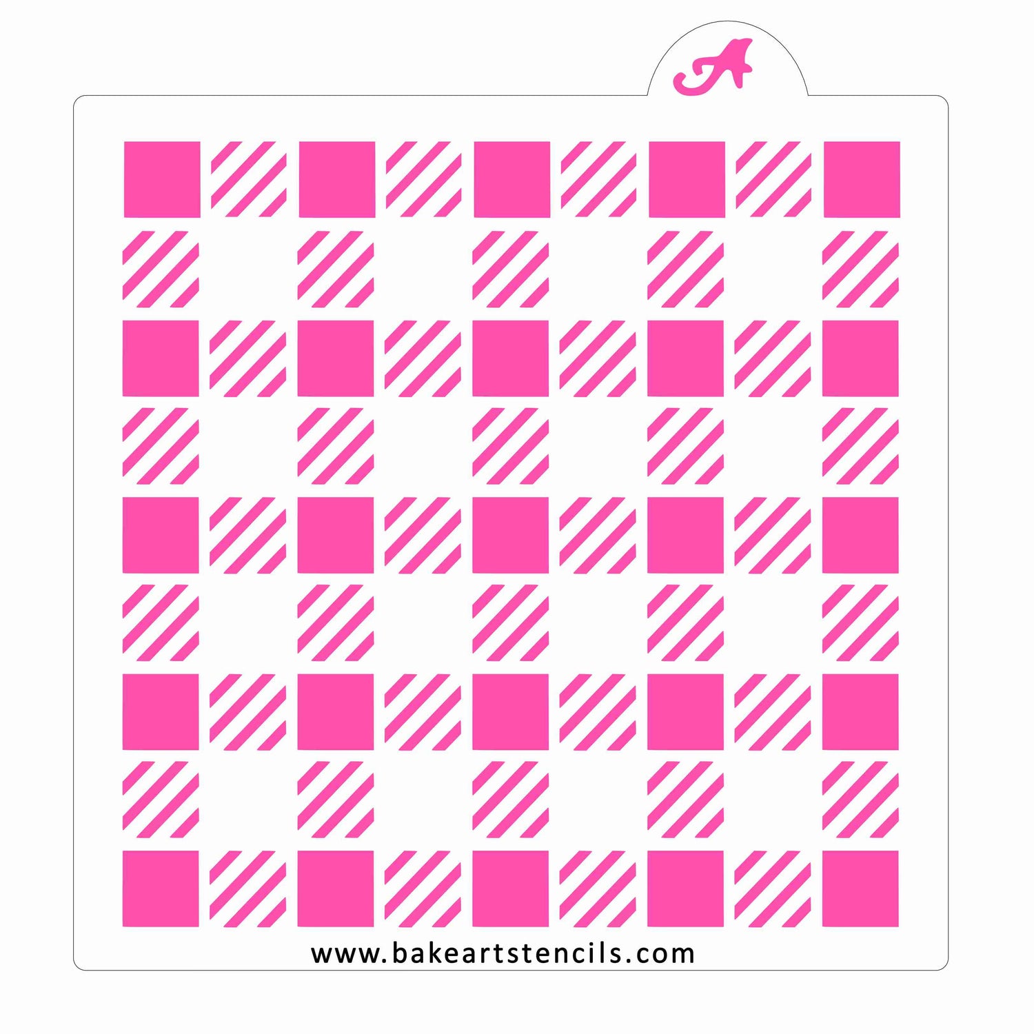Buffalo Plaid Stencil