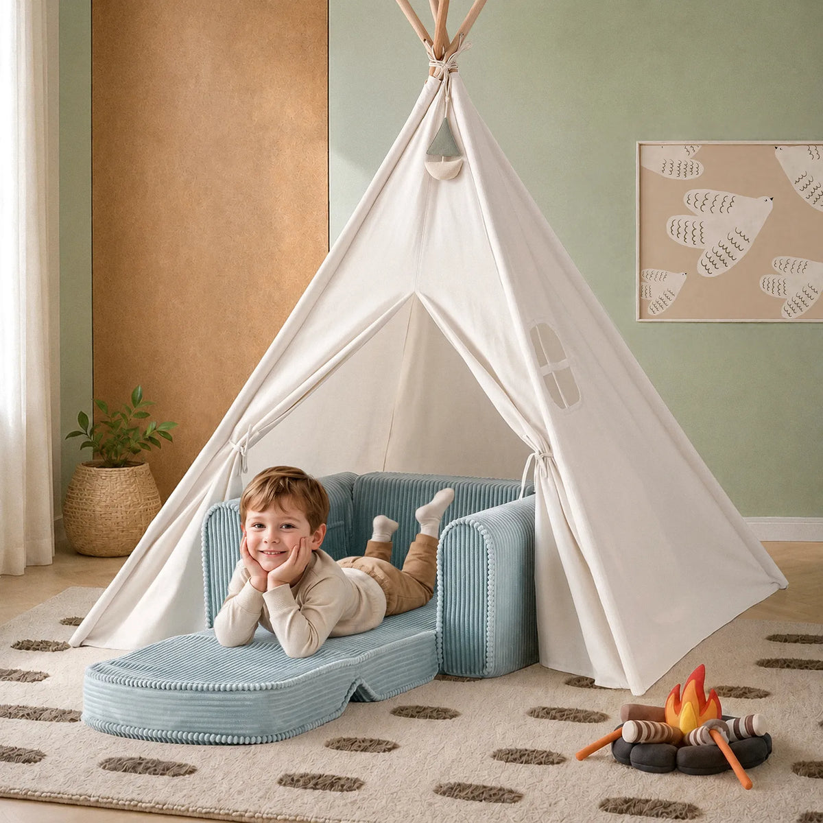 Tiny Land® GentleSnug Corduroy Kid Chair by Tiny Land INC, product image 5