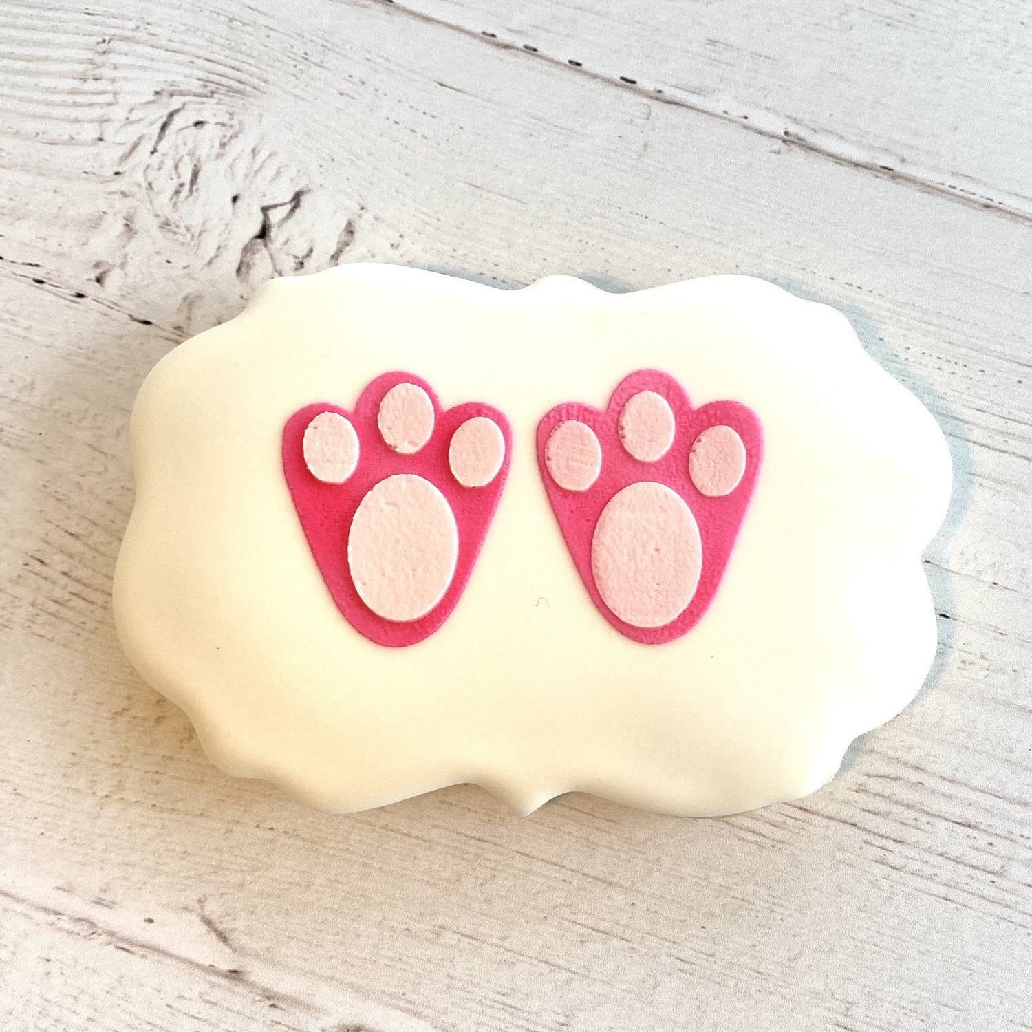 Bunny Footprints Stencil