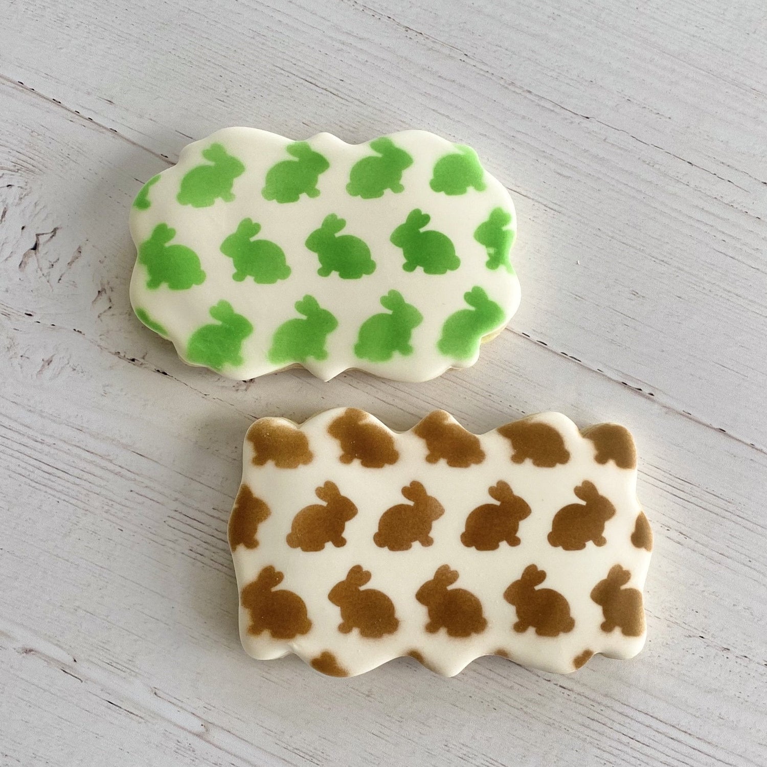 Bunny Hop Cookie Stencil