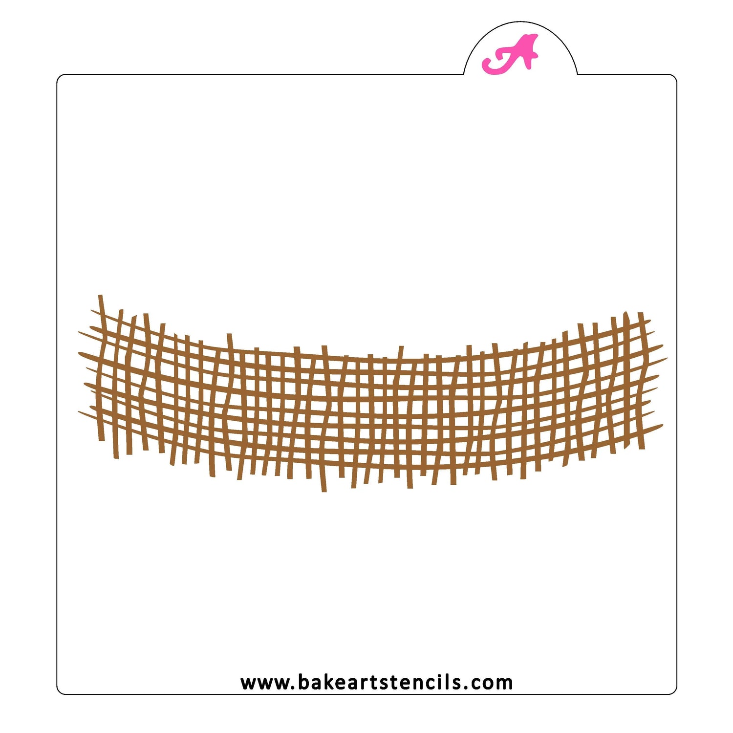 Burlap Ribbon Stencil Set