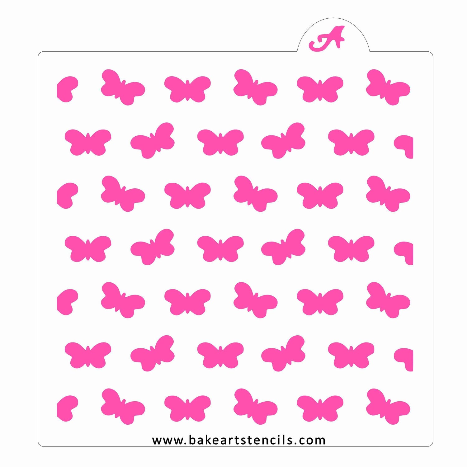 Butterflies Pattern Stencil