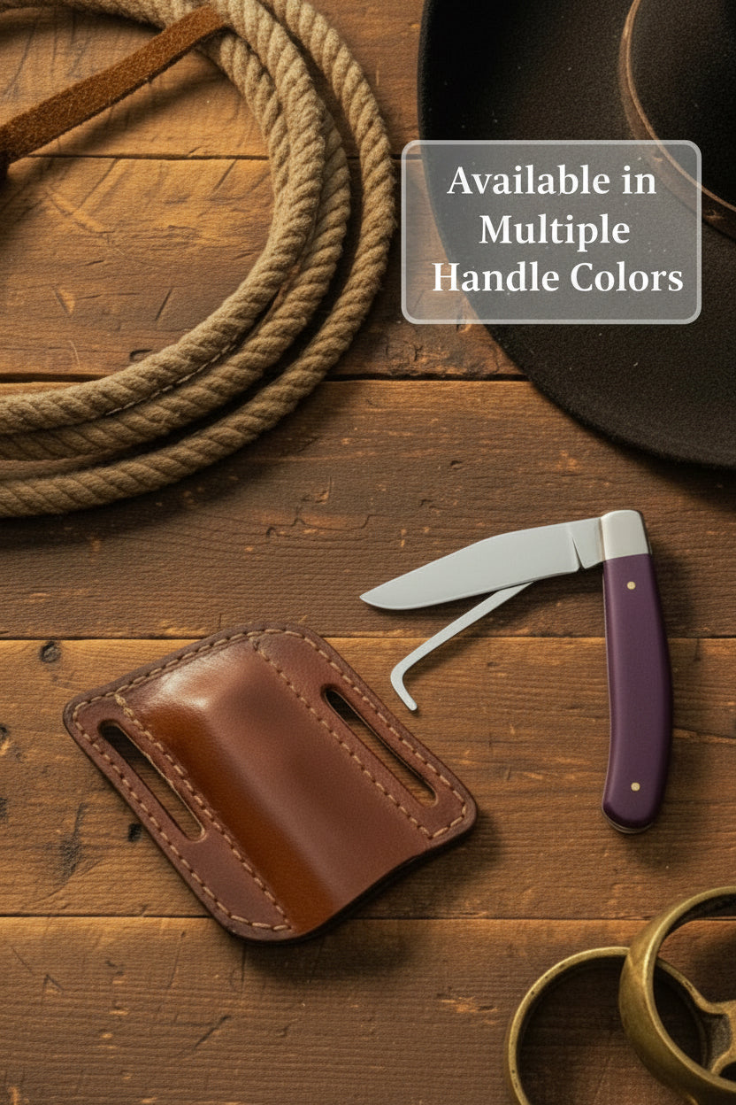 Plum Ridge Stockman Folder Knife 7