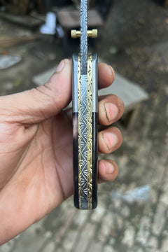 Rosewood Ridge Folder Knife 6" Handmade Rosewood Handle Liner Lock by JW SteelCrafts, product image 7