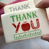 Teacher Thanks Cookie Stencil