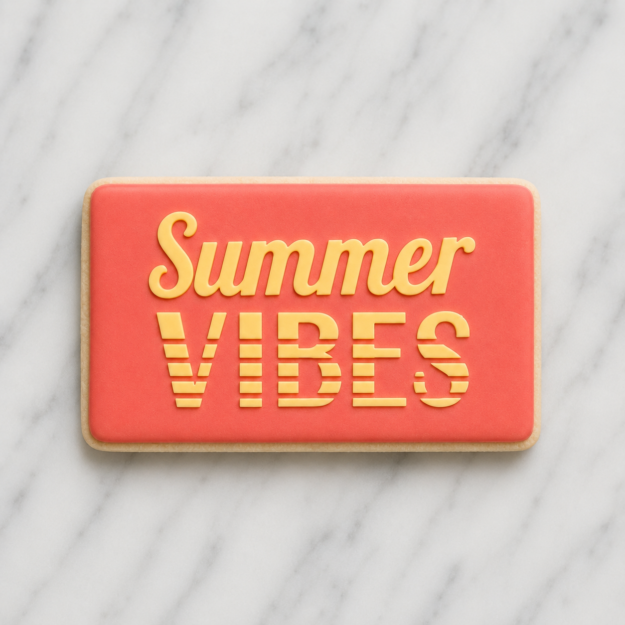 Summer Vibes Cookie Stencil