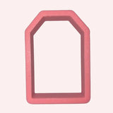 Luggage Tag Cookie Stencil