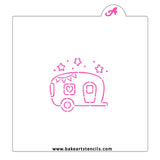 Camper PYO Cookie Stencil