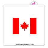 Canada Flag Stencil