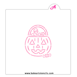 Candy Pumpkin PYO Cookie Stencil