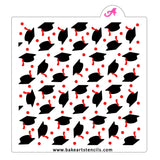 Caps and Tassels Cookie Stencil Set
