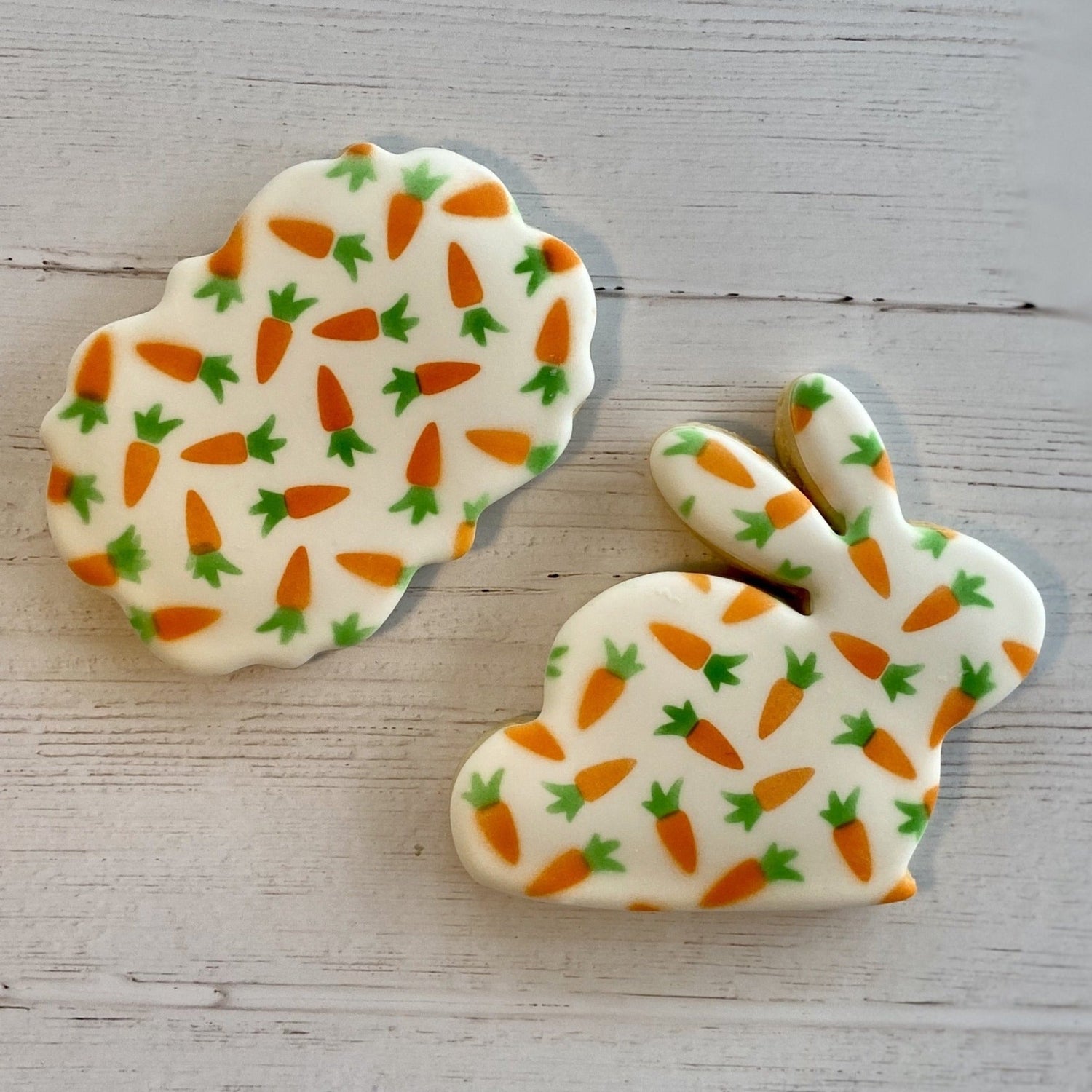 Carrot Pattern Cookie Stencil Set