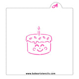 Celebrate Cake PYO Cookie Stencil