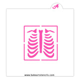 Chest X-Ray Cookie Stencil
