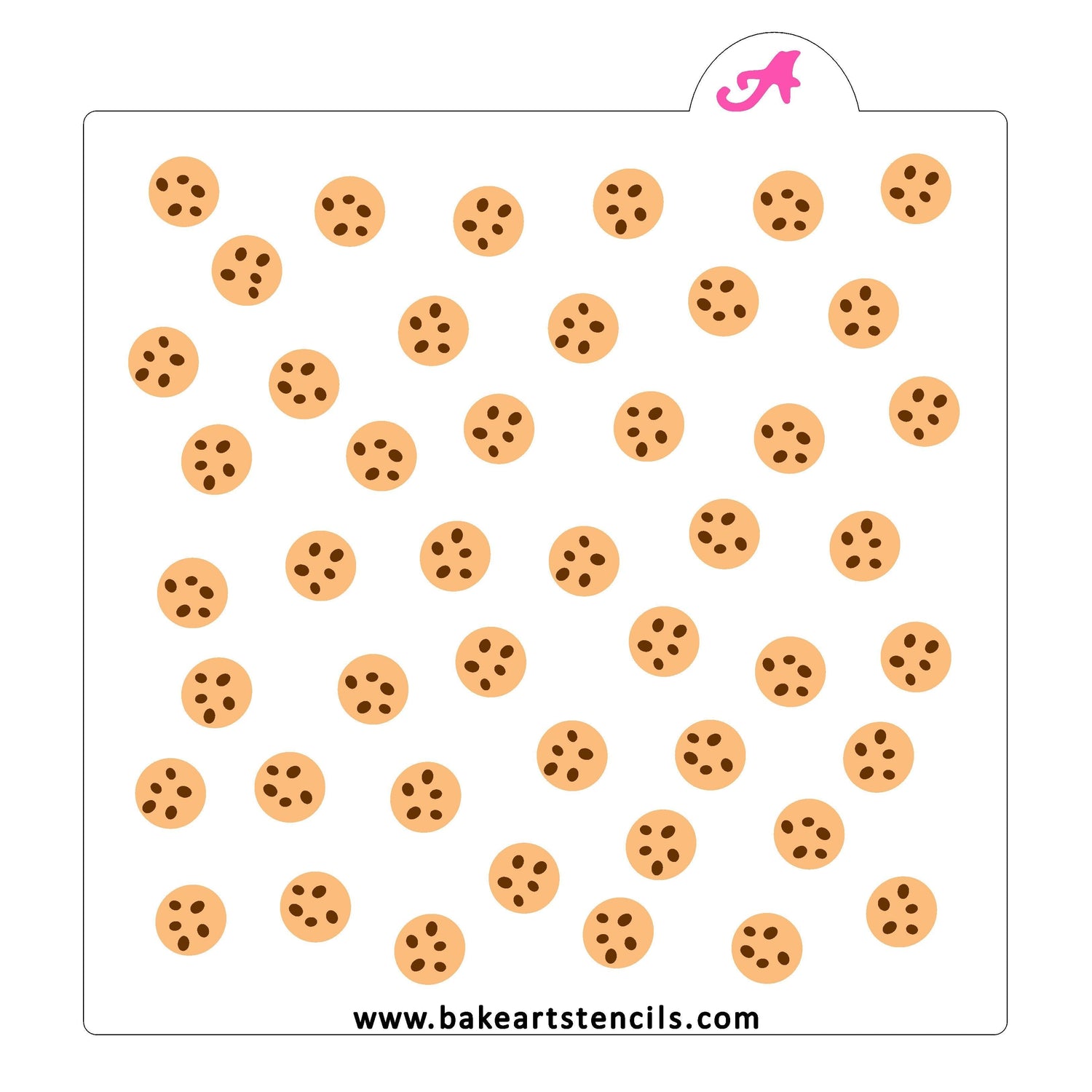 Chocolate Chip Cookies Stencil Set