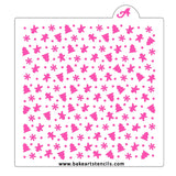 Christmas Confetti Cookie Stencil